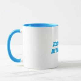 Lustigt "Zoom & Coffee My Daily Routine" Mugg