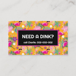 Lustiny Dinking tränare Pickleball Visitkort