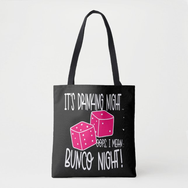 Lustiny Drinking Bunco Night Tygkasse (Framsida)