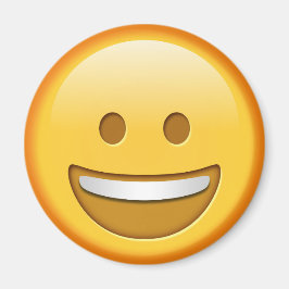 Lustiny emoji round magnet