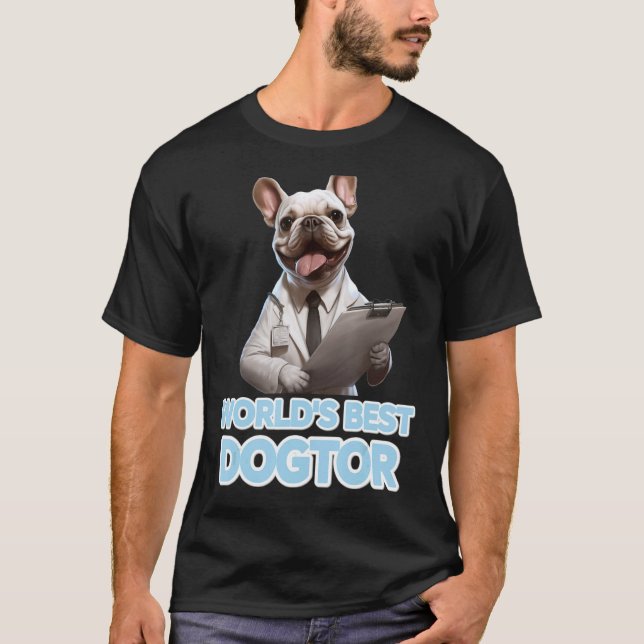 Lustiny Fransk Bulldog Kärlek Hund Mamma Worlds Be T Shirt (Framsida)