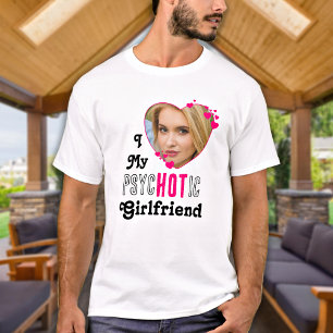 Lustiny I Kärlek Min HETT Girlkompis Personlig Pho T Shirt