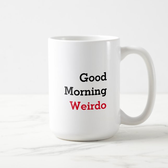 Lustiny inspirationell Weirdo Coffee Mugg (Höger)