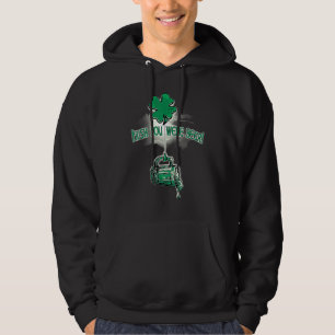 Lustiny Irish Drinking Shamrock Tee St Paddy's Day Hoodie