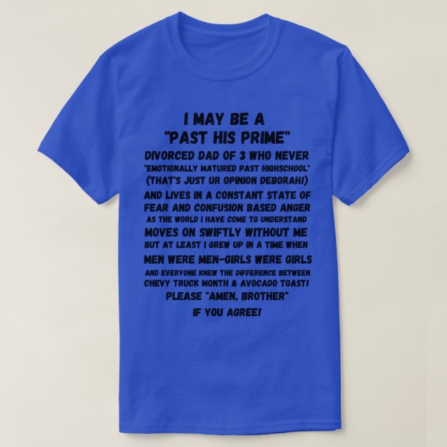 Lustiny Odely Specific Divorced Boomer Pappa 1 T Shirt (Design framsida)