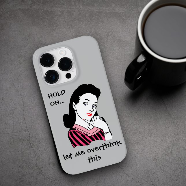 Lustiny Retro Woman överfunderar över detta (Skapare uppladdad)
