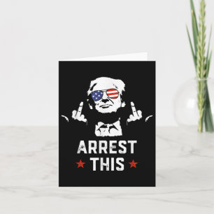 Lustiny Trump Arrest Denna Donald Trump Mitten Kort
