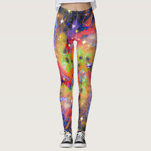 Lustrous Star Fält, allt över tryckfärgning Leggings