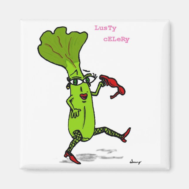 Lusty Celery Magnet (Framsidan)