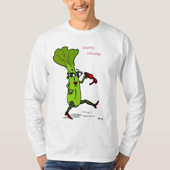 Lusty Celery Manar Lusty Sleeve T-shirt (Framsida)