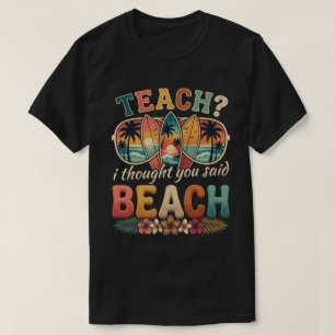 Lut på Läsåret Retro Lärarens Sommarlov Punsch T Shirt