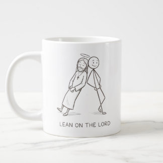 Luta dig mot Herren Pinfigure Kristet Kaffe Koppar Jumbo Mugg