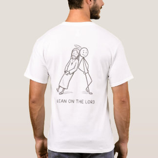 Luta dig mot Herren Rolig Jesus-stickfigur T-shirt
