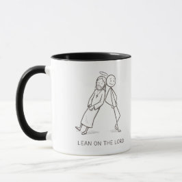 Luta dig mot Herren Stickfigur Kristet Kaffe Koppa Mugg