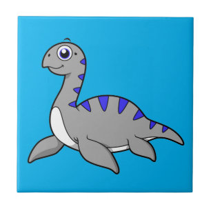 Luta en Loch Ness Monster. Kakelplatta
