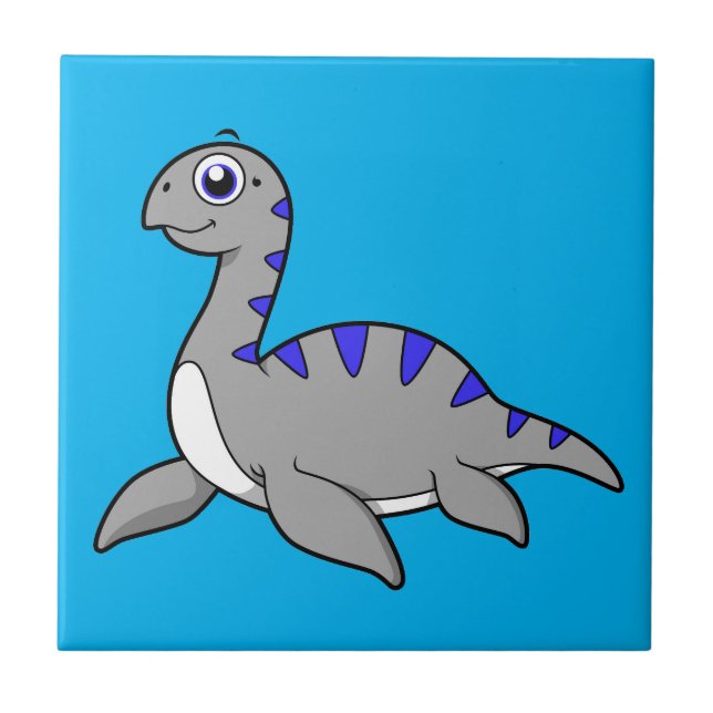 Luta en Loch Ness Monster. Kakelplatta (Framsidan)