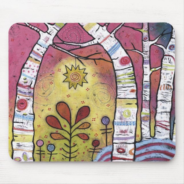 Luta in i Starlight Mousepad - 9,25" x 7,75", Musmatta (Framsidan)