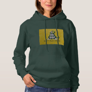 Luta inte på mig kvinnors hoodie t shirt