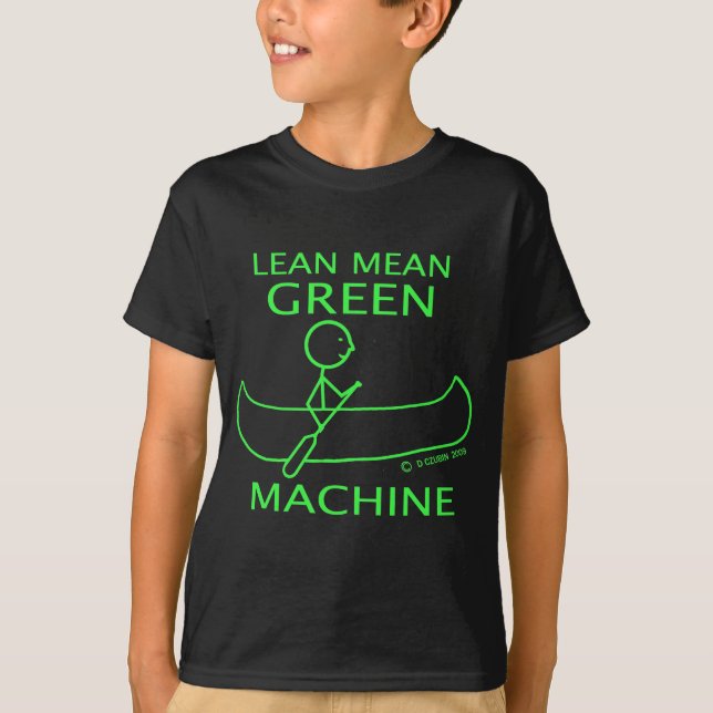 Luta kanoten för elakgröntmaskinen t-shirt (Framsida)