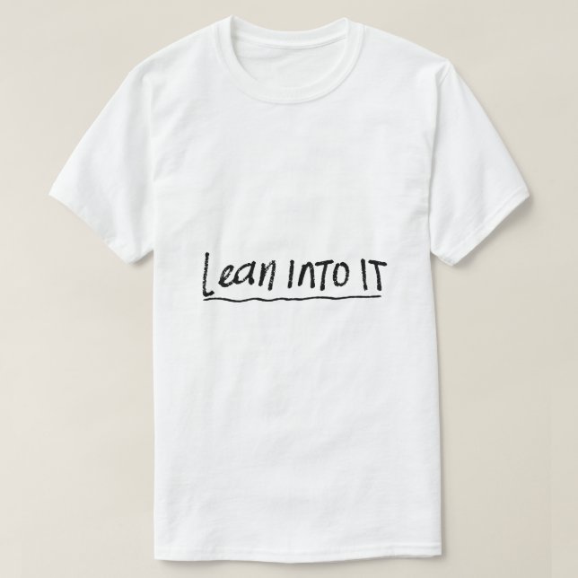 Luta Mot Det – Teckensnitt för sinnesstämning T Shirt (Design framsida)