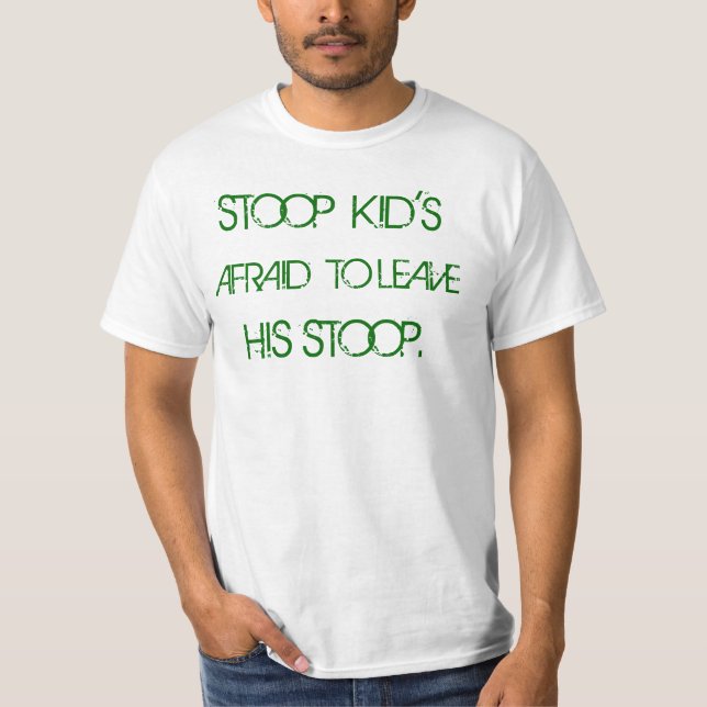 Luta sig ner det rädda barn för att lämna hans t-shirt (Framsida)