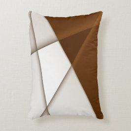 Lutad triangel och skugga, modern klassisk stil prydnadskudde