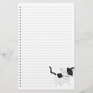 Lutade Kattunge-stationeriet Brevpapper