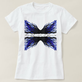 Lutande abstrakt 7 dödssynder Alkoholbläckskonst T Shirt