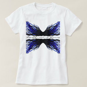 Lutande abstrakt 7 dödssynder Alkoholbläckskonst T Shirt