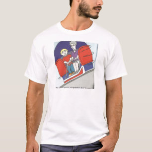 Lutande-en-Aktivitet med mormor T Shirt