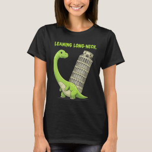 Lutande långhalsad söt Brachiosaurus & Lutande tor T Shirt