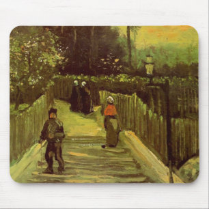Lutande stig i Montmartre av Vincent van Gogh Musmatta