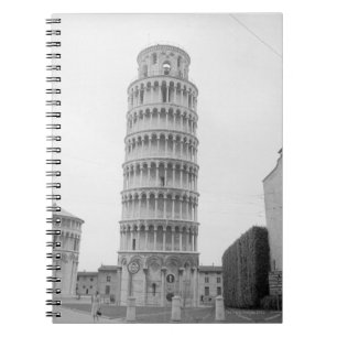 Lutande torn av Pisa Anteckningsbok Med Spiral