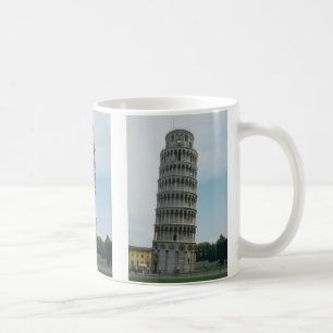 Lutande torn av Pisa, italien Kaffemugg