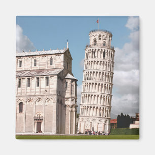 Lutande tornet i Pisa Italien Europa Resa Magnet