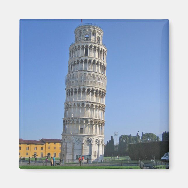 Lutande tornet i Pisa Magnet (Framsidan)