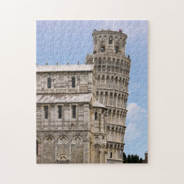 Lutande tornet i Pisa och katedralen - Pisa, Itali Pussel