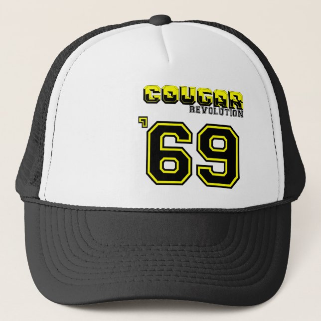 Lutandehattpuma 1969 truckerkeps (Framsida)