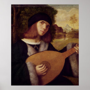 Lute Player Poster