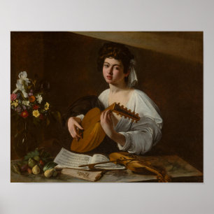 Lute Player Poster