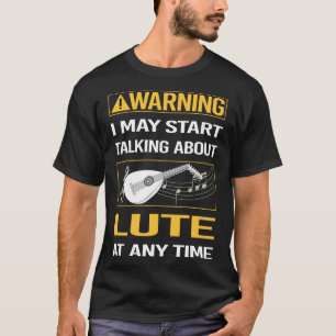 Lute, underlig varning t shirt