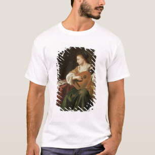 Lutespelare (olja på panel) t-shirt