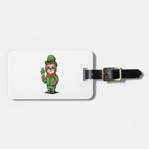 Lutfågel St Patrick's Day Irländsk Lucky Bagagebricka