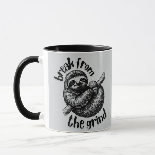 Lutfattig 2 Kaffe Mugg (Vänster)