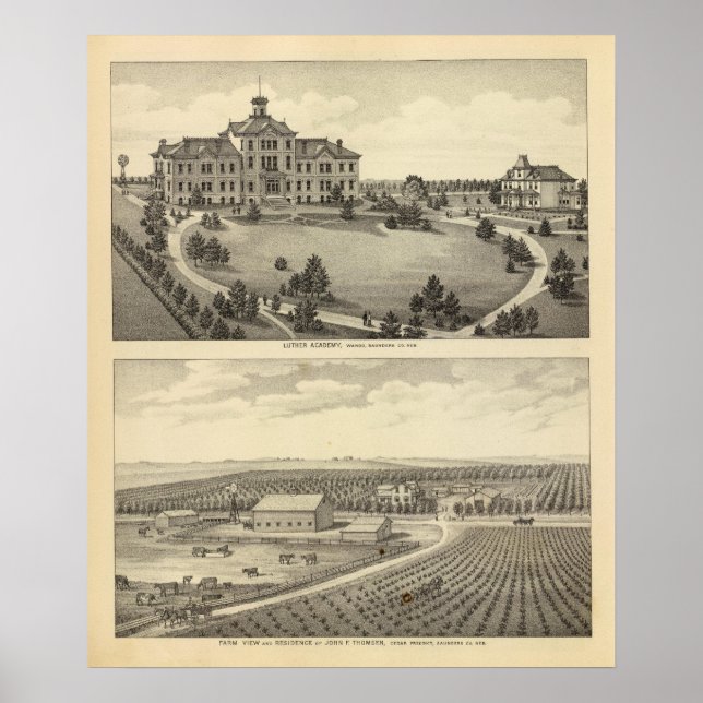 Luther Academy, Nebraska Poster (Framsidan)