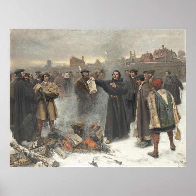 Luther Burns, papal Bull Poster (Framsidan)