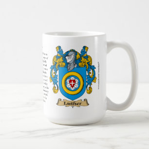 Luther familjvapensköld kaffemugg