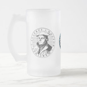 Luther frostad ölmugg frostat ölglas
