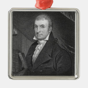 Luther Martin som inristas av William A. Wilmer Julgransprydnad Metall