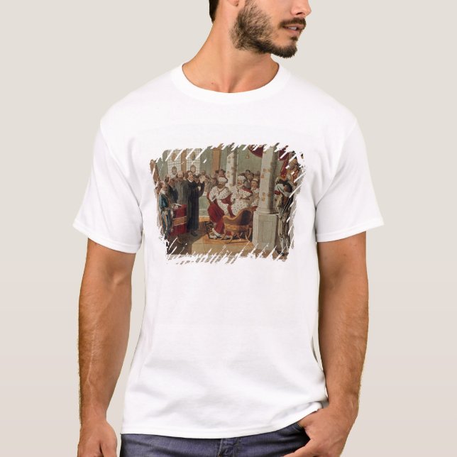 Luther på banta av maskar t-shirt (Framsida)